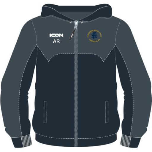 Farnworth Social Circle Cricket Club Impact Full Zip Hoodie - Junior