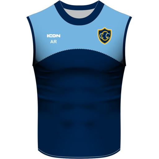 GREENFIELD CRICKET CLUB SLEEVELESS T-SHIRT - SENIOR