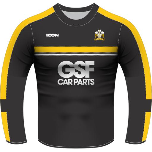 North Wales Crusaders Rugby League Titan T-Shirt L/S - Senior