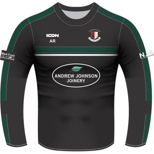 Coniston Cricket Club Titan Black T-Shirt L/S - Junior