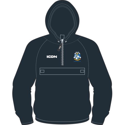 DUKINFIELD CRICKET CLUB PRO PERFORMANCE RAIN JACKET HALF ZIP SENIOR