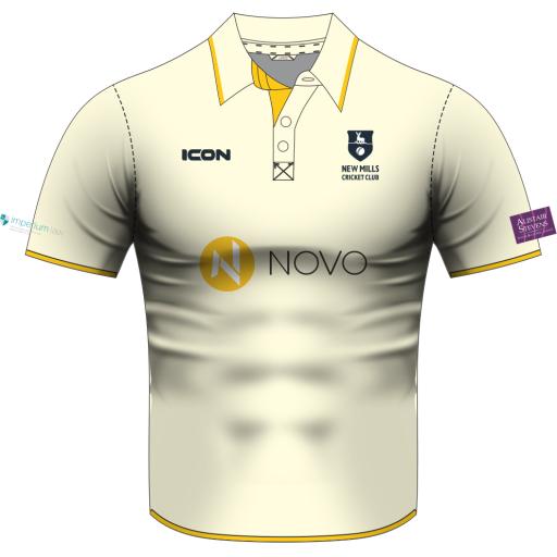 NEW MILLS CRICKET CLUB MATCH + CRICKET SHIRT S/S - JUNIOR