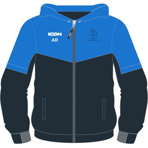 STRATHMORE CRICKET CLUB EVOLVE FULL ZIPPED HOODIE - JUNIOR