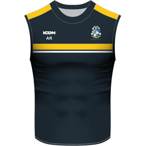DUKINFIELD CRICKET CLUB TITAN SLEEVELESS T-SHIRT - JUNIOR