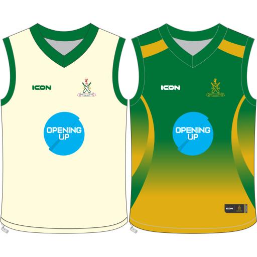 SEFTON PARK CLUB CRICKET HYBRID REVERSIBLE SLIPOVER - SENIOR