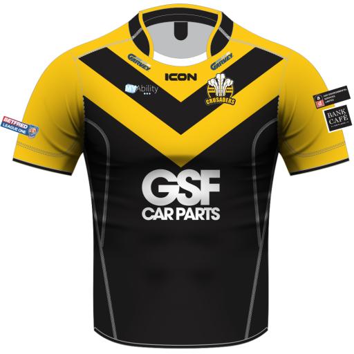 NORTH WALES CRUSADERS RUGBY LEAGUE PLAYERS AWAY MATCH SHIRT - JUNIOR