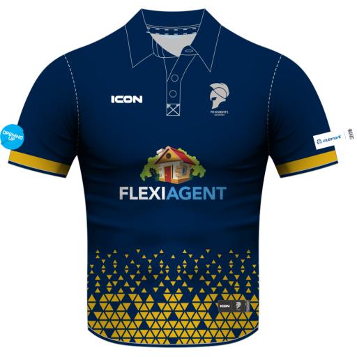 FLEETWOOD HESKETH CRICKET CLUB (JUNIOR SECTION) HYBRID + MATCH SHIRT S/S - JUNIOR
