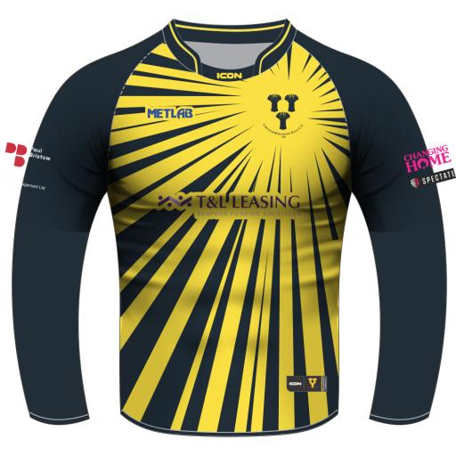 CHESTER BOUGHTON HALL CRICKET CLUB HYBRID MATCH SHIRT L/S - JUNIOR