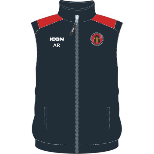 SHENLEY VILLAGE CRICKET CLUB FLASH TRAINING GILET - SENIOR