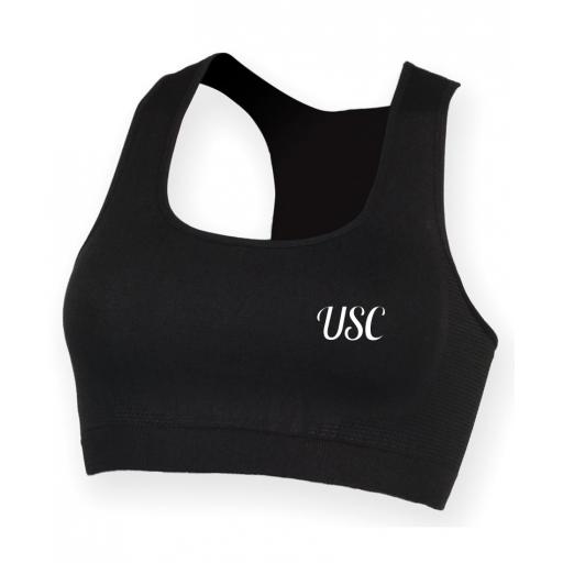 USC Women's Workout Cropped Top