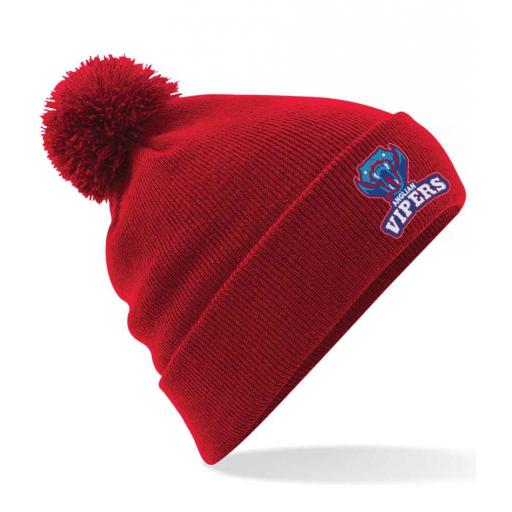 ANGLIAN VIPERS BEANIE - RED
