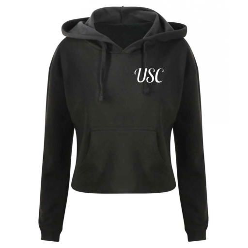 USC Cropped Hoodie