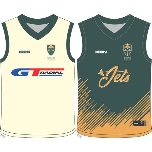 NORTH EAST CHESHIRE CRICKET CLUB HYBRID REVERSIBLE SLIPOVER - SENIOR