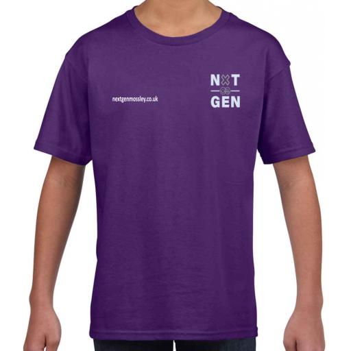 Next Gen Softsyle T-shirt Purple - KIDS