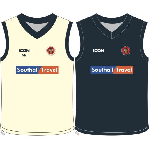 SHENLEY VILLAGE CRICKET CLUB (SENIOR SECTION) HYBRID REVERSIBLE SLIPOVER - SENIOR