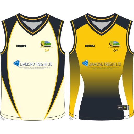 KNYPERSLEY CRICKET CLUB (JUNIOR SECTION) HYBRID REVERSIBLE SLIPOVER - JUNIOR