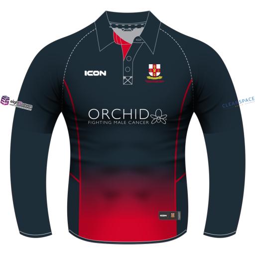 HUTTON CRICKET CLUB HYBRID + MATCH SHIRT LONG SLEEVES - LADIES