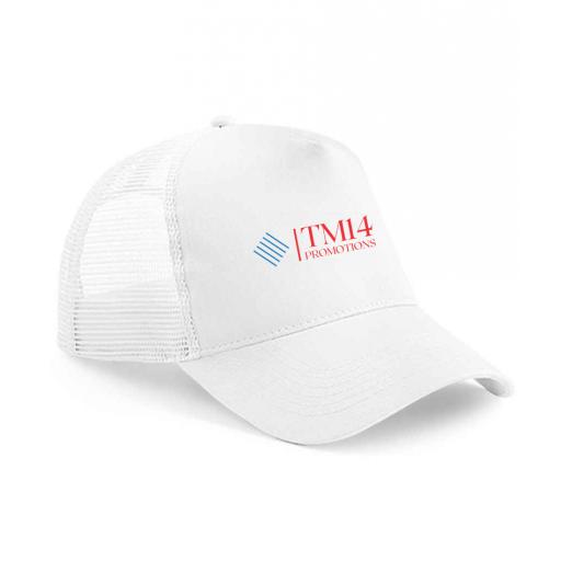 TM14 PROMOTIONS TRUCKER CAP - WHITE