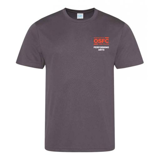 OSFC PERFORMING ARTS COLLEGE T-SHIRT - CHARCOAL