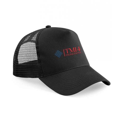 TM14 PROMOTIONS TRUCKER CAP - BLACK