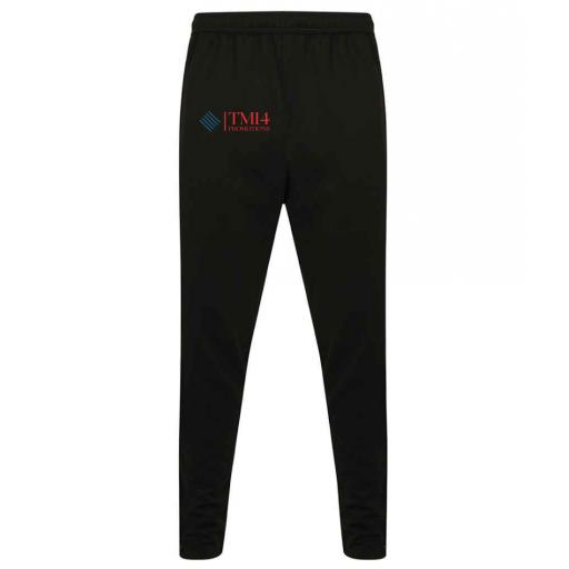 TM14 PROMOTIONS KNITTED TRACKSUIT PANTS - BLK/GM