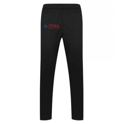 TM14 PROMOTIONS KNITTED TRACKSUIT PANTS - BLK/WHI