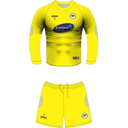 DEESIDE DRAGONS FC U12'S HYBRID MATCH GOALKEEPER KIT L/S - SENIOR