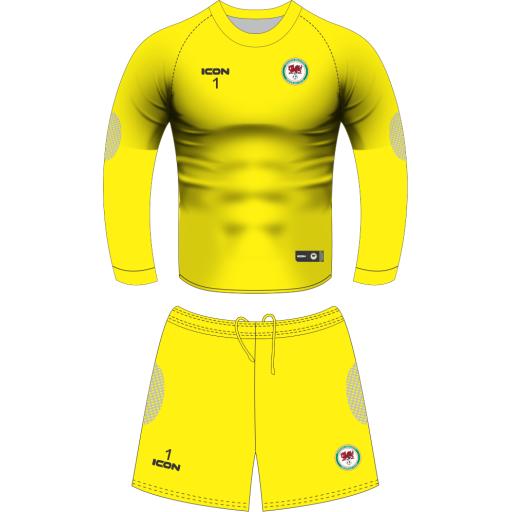 DEESIDE DRAGONS FC U14'S HYBRID MATCH GOALKEEPER KIT L/S - JUNIOR