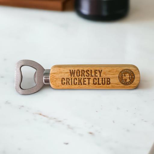 Worsley Cricket Club Bottle Opener