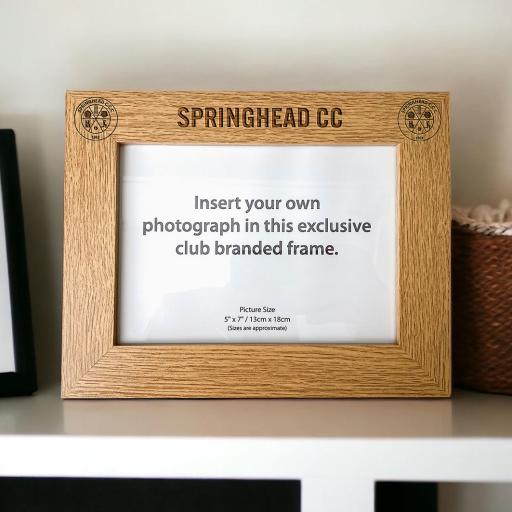 Springhead Cricket Club Photo Frames