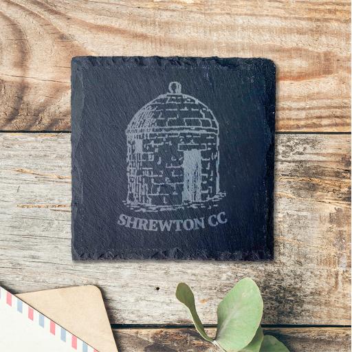Shrewton Cricket Club Slate Coasters (sets of 4)