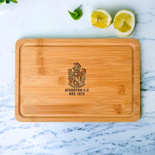 Atherton Cricket Club Wooden Cheeseboards/Chopping Boards