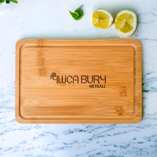 Bury Netball Club Wooden Cheeseboards/Chopping Boards