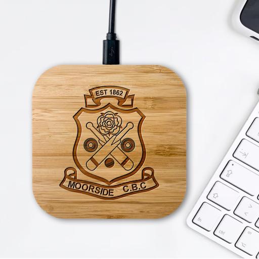 Moorside C & BC Bamboo Wireless Chargers