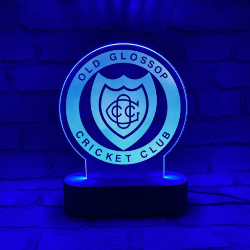 Old Glossop Cricket Club Lightbox – Multicoloured