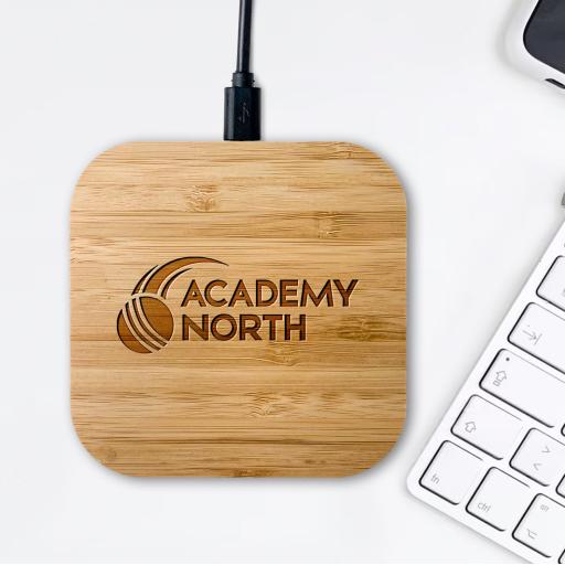 Academy North Bamboo Wireless Chargers