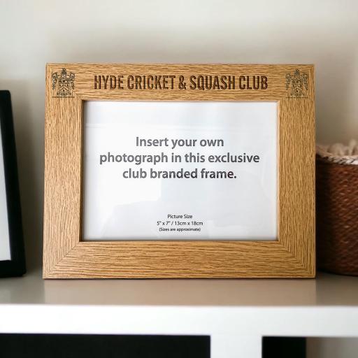 Hyde Cricket Club Photo Frames