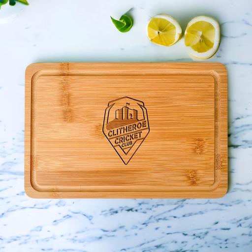 Clitheroe Cricket Club Wooden Cheeseboards/Chopping Boards