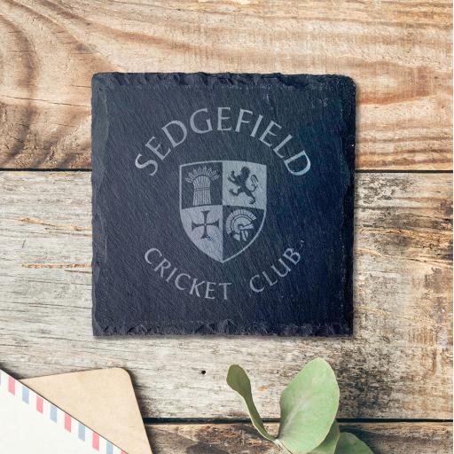 Sedgefield Cricket Club Slate Coasters (sets of 4)