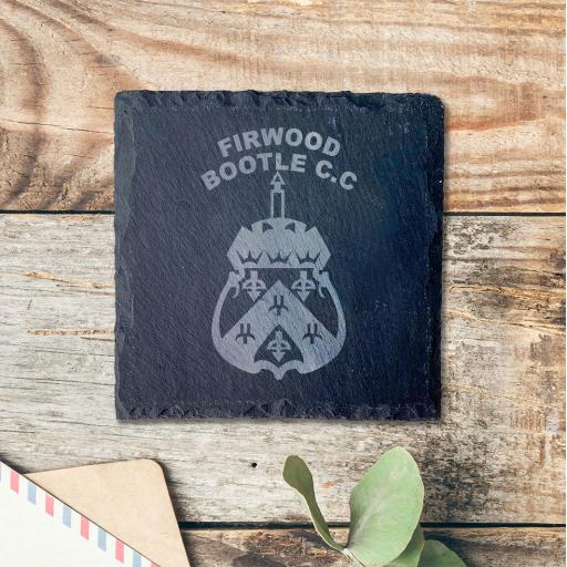 Firwood Bootle Cricket Club Slate Coasters (sets of 4)