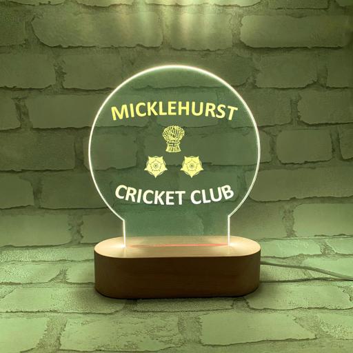 Micklehurst Cricket Club Lightbox – Multicoloured