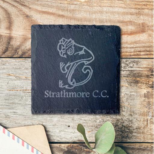 Strathmore Cricket Club Slate Coasters (sets of 4)