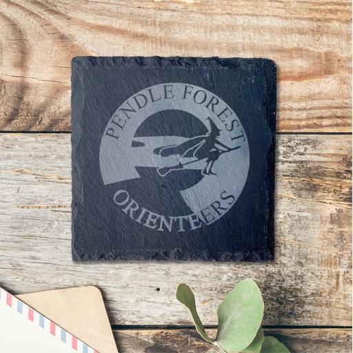 Pendle Forest Orienteers Slate Coasters (sets of 4)