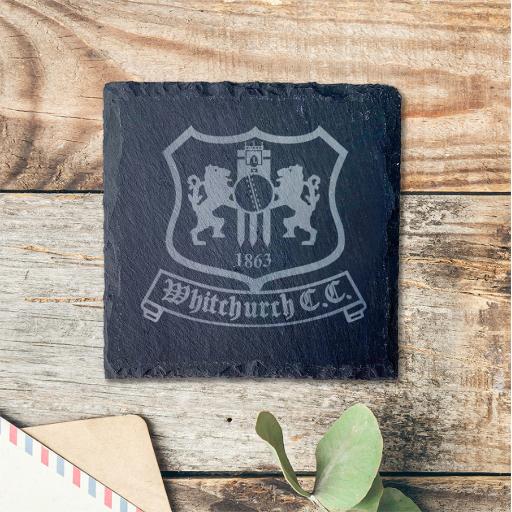 Whitchurch Cricket Club Slate Coasters (sets of 4)