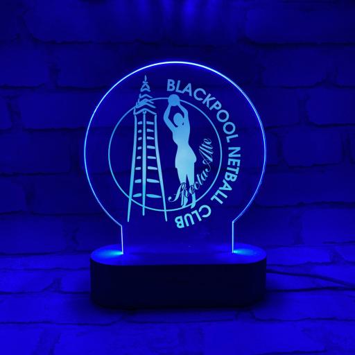 Blackpool Netball Club Lightbox – Multicoloured