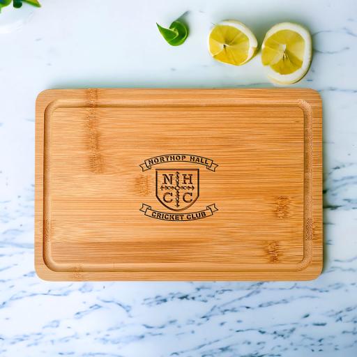 Northop Hall Cricket Club Wooden Cheeseboards/Chopping Boards
