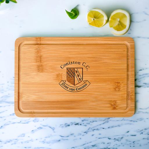 Coniston Cricket Club Wooden Cheeseboards/Chopping Boards