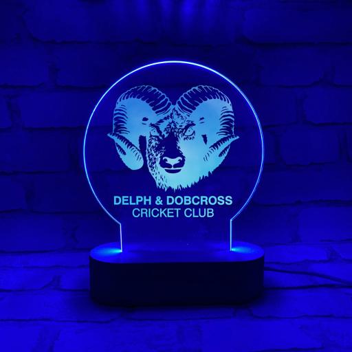 Delph & Dobcross Cricket Club Lightbox – Multicoloured