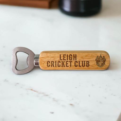 Leigh Cricket Club Bottle Opener