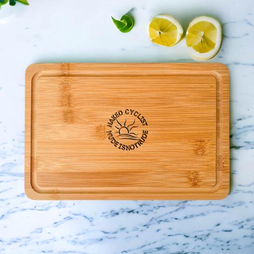 The Naked Cyclist Wooden Cheeseboards/Chopping Boards
